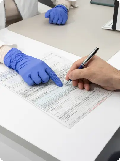 test results