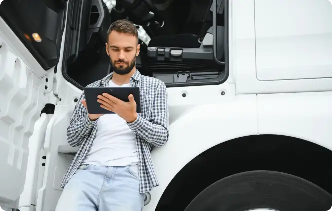 truck driver scheduling a drug and alcohol test